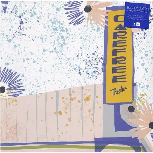 Surfer Blood – Carefree Theatre – Seaglass Colored Vinyl, LP, Kanine Records NEW - Picture 1 of 2